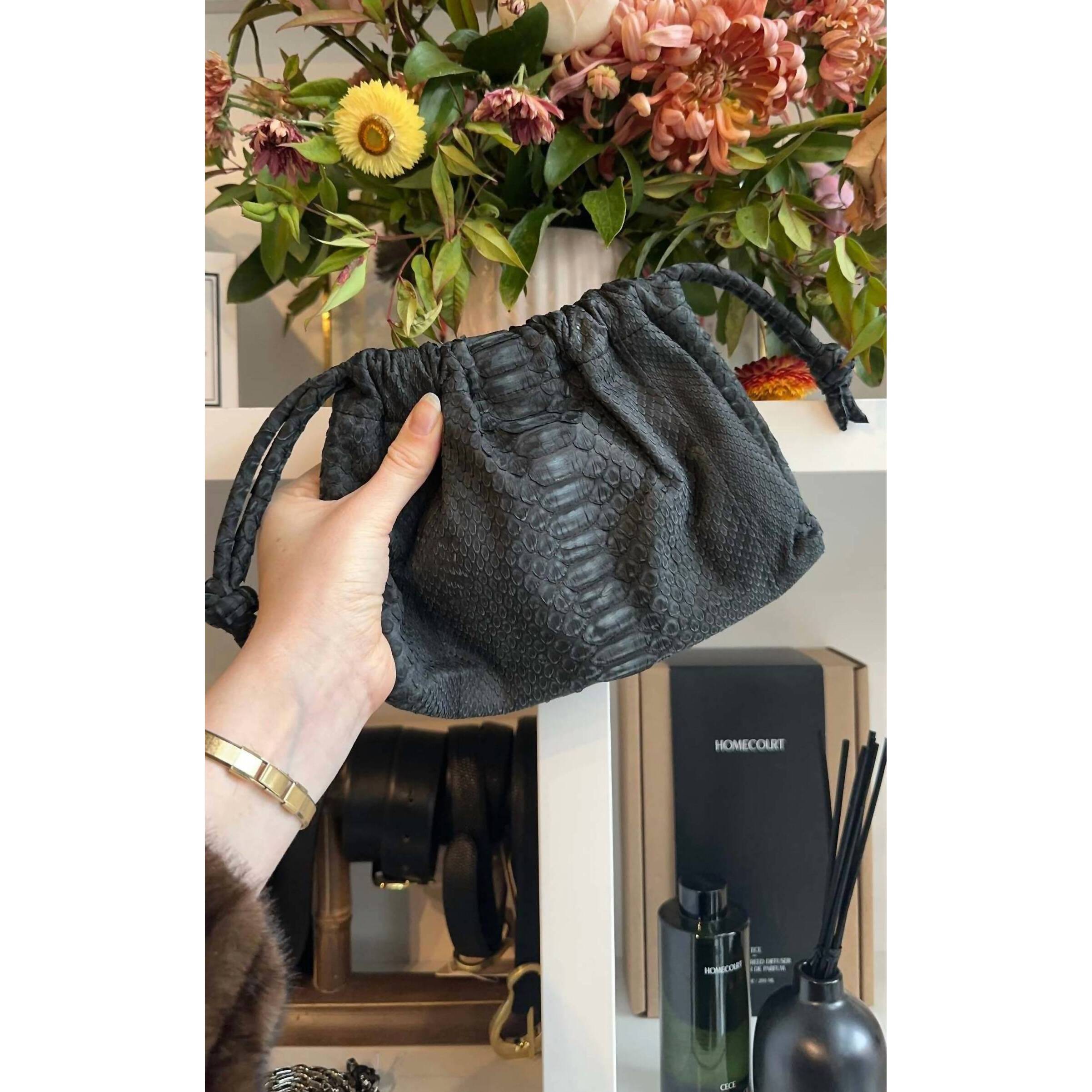 New Beirn Vitta Small Crossbody Bag In Washed Black